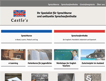 Tablet Screenshot of castles.ch